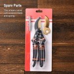 Premium 8.5" Pruning Shears with Titanium Bypass