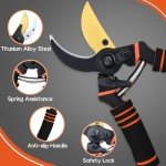 Heavy Duty Garden Pruning Shears - 8.5" SK5