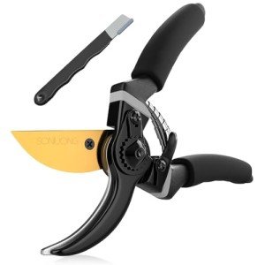 Heavy Duty Gardening Pruning Shears with Grip Handle