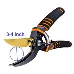 Premium 8.5" Pruning Shears with Titanium Bypass