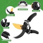 Heavy Duty Gardening Pruning Shears with Grip Handle