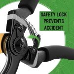 Heavy Duty Gardening Pruning Shears with Grip Handle