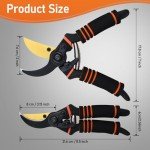 Heavy Duty Garden Pruning Shears - 8.5" SK5
