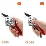 JSDing Stainless Steel Pruning Shears for Gardens