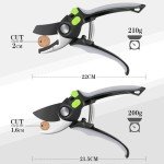 Professional Pruning Shears Set, 3-Piece Essentials