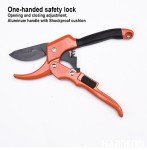 HARDEN 8" Garden Pruner with SK5 Steel Blade