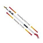 Extendable Long Reach Tree Pruner and Fruit Picker