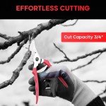 HortiSnip 8-Inch Heavy-Duty Pruning Shears