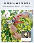 Heavy Duty 8.5" Bypass Pruning Shears for Gardens