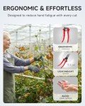 Heavy Duty 8.5" Bypass Pruning Shears for Gardens