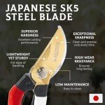 Titanium Plating Japanese Pruning Shears – Heavy Duty