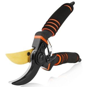 Heavy Duty Bypass Pruning Shears with Foam Grip