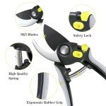 Byhagern 3 Pack Stainless Steel Pruning Shears