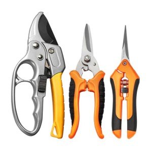 GROWNEER 3-Pack Stainless Steel Gardening Scissors