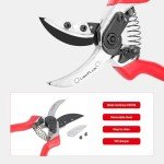 Rose Floral Scissors with Ergonomic Handle