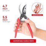 Rose Floral Scissors with Ergonomic Handle