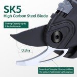 Lightweight Garden Pruning Scissors with SK-5 Blades