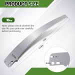 Yaocom 10-Pack 12-Inch Pole Saw Replacement Blades