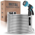 Stainless Steel 5ft Kink-Free Garden Hose