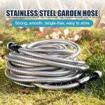 Stainless Steel 5ft Kink-Free Garden Hose