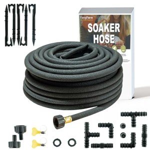 FangFarm 50FT Heavy Duty Soaker Hose Kit