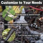 FangFarm 50FT Heavy Duty Soaker Hose Kit