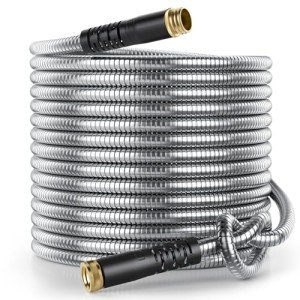 Sowgreen 3ft Flexible Stainless Steel Garden Hose