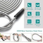 Sowgreen 3ft Flexible Stainless Steel Garden Hose