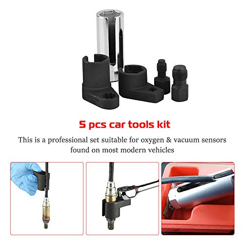 GOHAWKTEQ Automotive Oxygen Sensor Socket 5Pcs Set