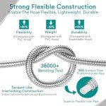 Sowgreen 3ft Flexible Stainless Steel Garden Hose