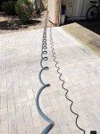 SANFU 15ft Retractable Garden Water Hose with Brass Fittings