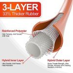Heavy Duty 100 ft Garden Hose with Nozzle