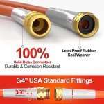 Heavy Duty 100 ft Garden Hose with Nozzle