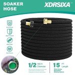 15 FT Heavy Duty Soaker Hose with Brass Connector