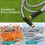 Sowgreen 3ft Flexible Stainless Steel Garden Hose