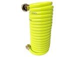 SANFU 15ft Recoil Garden Hose with Brass Fittings