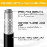 TheFitLife 25ft Kink Resistant Garden Hose