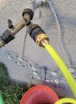 SANFU 15ft Recoil Garden Hose with Brass Fittings