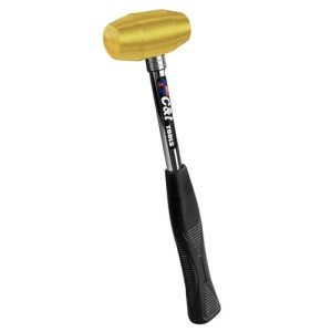 16oz Non-Sparking Brass Hammer with PVC Handle