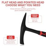 27oz Welding Chipping Hammer with Shock-Absorbing Handle