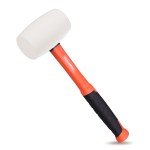 16oz Rubber Mallet with Fiberglass Handle