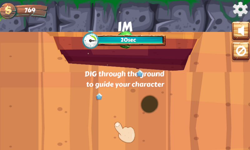 Drill and Collect :Digging Coin stickman