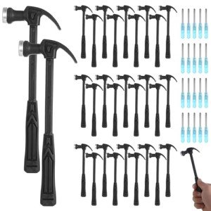 30 Mini Hammers and Screwdrivers for Kids