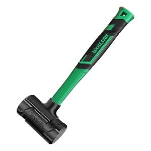 BUSKPOK 3LB Dead Blow Hammer with Steel Shot