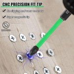 10-Piece Magnetic PZ2 Impact Screwdriver Bit Set