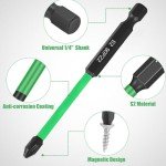 10-Piece Magnetic PZ2 Impact Screwdriver Bit Set