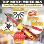 Insulated Electrician Screwdriver Set with 14 Tips