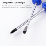 6-Piece Magnetic Screwdriver Set with Non-Slip Handles