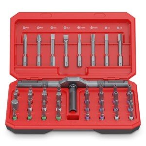 42 in 1 Magnetic Screwdriver Set with Ratchet Handle