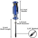 12 Mini Pocket-Clip Phillips Screwdrivers, Magnetized Tip